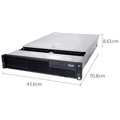 Διακομιστής Huawei 2288H V5 με θέσεις δίσκου 8 * 2.5 και 24 υποδομές μνήμης DDR4 RDIMM