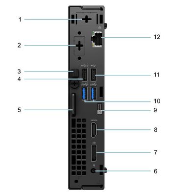Δυνατός Dell Optiplex MFF Micro Desktop Computer Intel B660 Chipset 8G DDR4 RAM 256G SSD