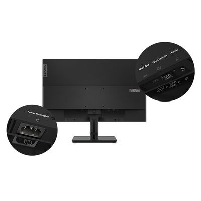 16 9 Δείκτης Lenovo ThinkVision S24E-20 23.8inch FHD Monitor για Επιχειρηματικό Γραφείο
