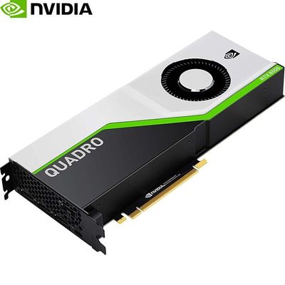 RTX8000 Προχωρημένη κάρτα γραφικών 12nm Διαδικασία τσιπ και εξόδους DisplayPort για Superior