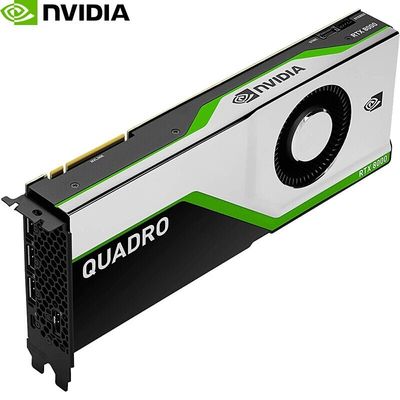 RTX8000 Προχωρημένη κάρτα γραφικών 12nm Διαδικασία τσιπ και εξόδους DisplayPort για Superior