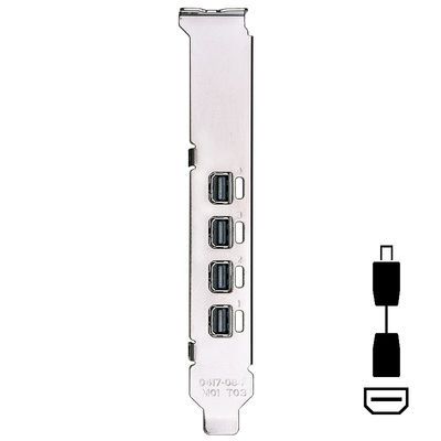 Quadro T400-2G/4G T600-4G T1000-4G/8G Gddr6 128 Bit κάρτα γραφικών για ομαλή οθόνη