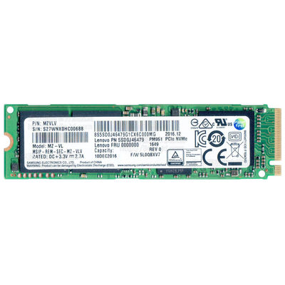 ταχύτητα 128G M.2 NVMe SSD για φορητό υπολογιστή και επιφάνεια εργασίας 500MB/S Ταχύτητα εγγραφής