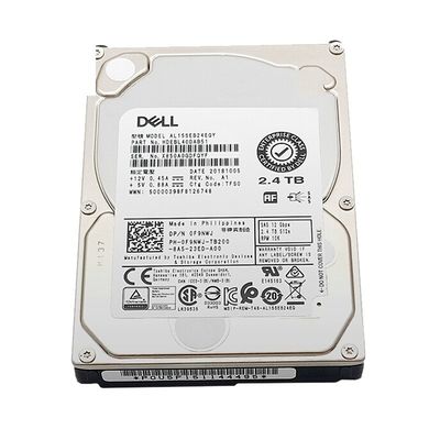 Μεγάλη χωρητικότητα Dell 12T/16T/20T 7200rpm 3.5 &quot; SAS SATA Μηχανικός σκληρός δίσκος για διακομιστή